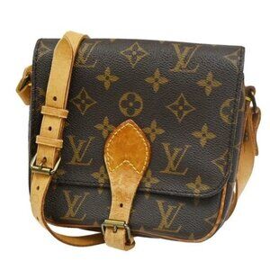 LOUIS VUITTON Mini Cartouchiere Shoulder Bag Monogram Leather BN M51254 31KC151